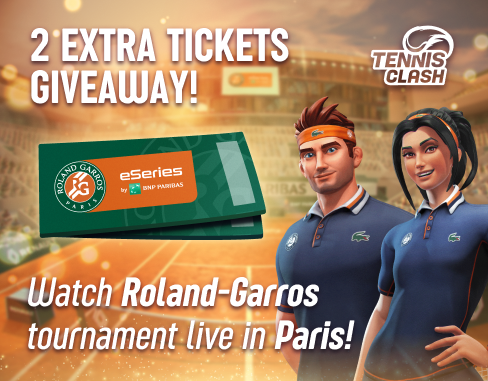 Win Tickets to see Roland-Garros live!